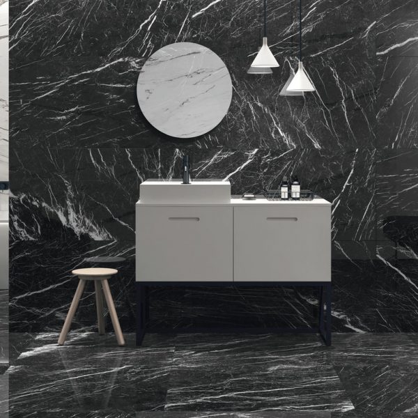 Carrelage Marbre Marquina Black